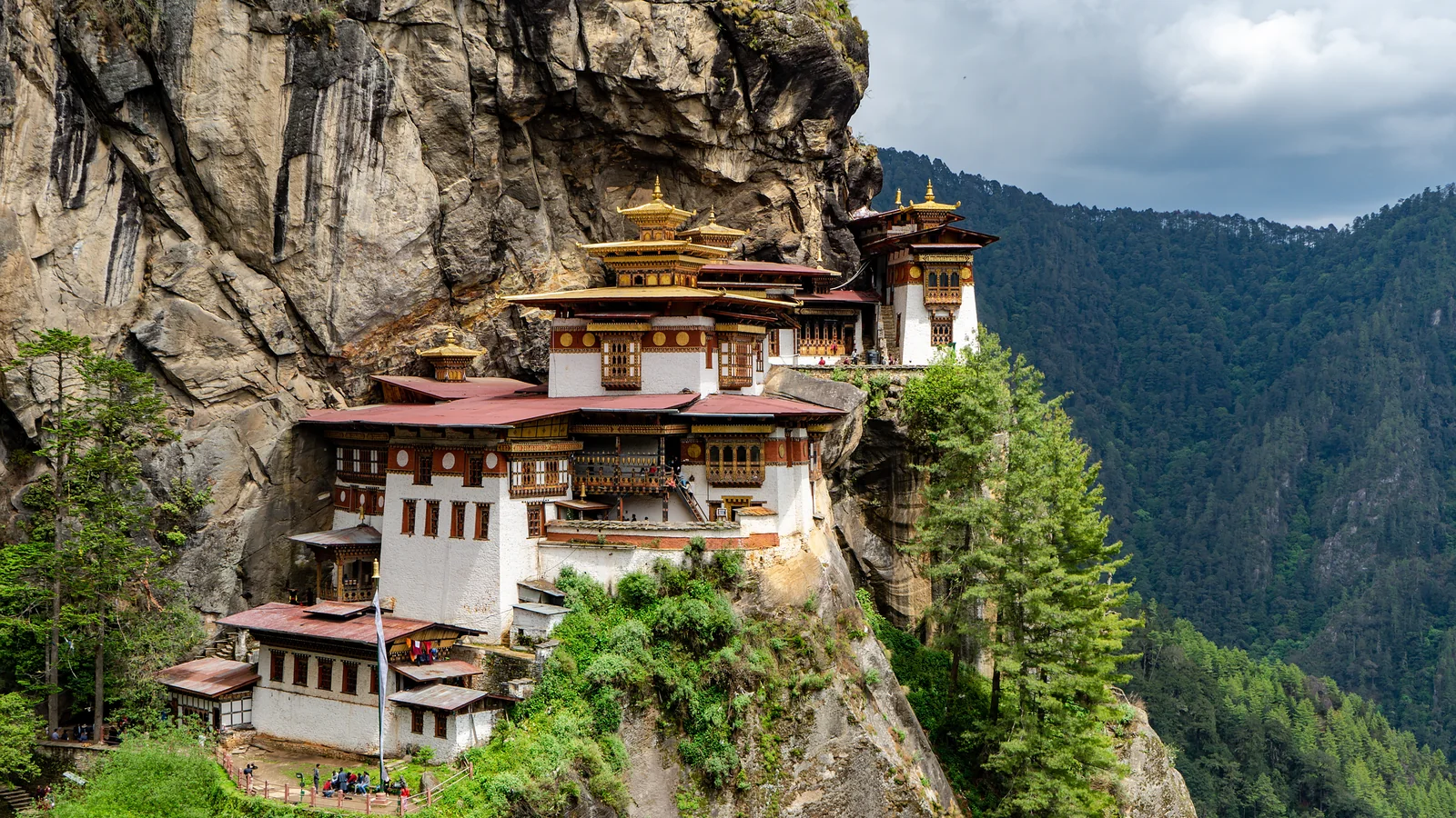 Monastery landscape for Himalayan cultural travel