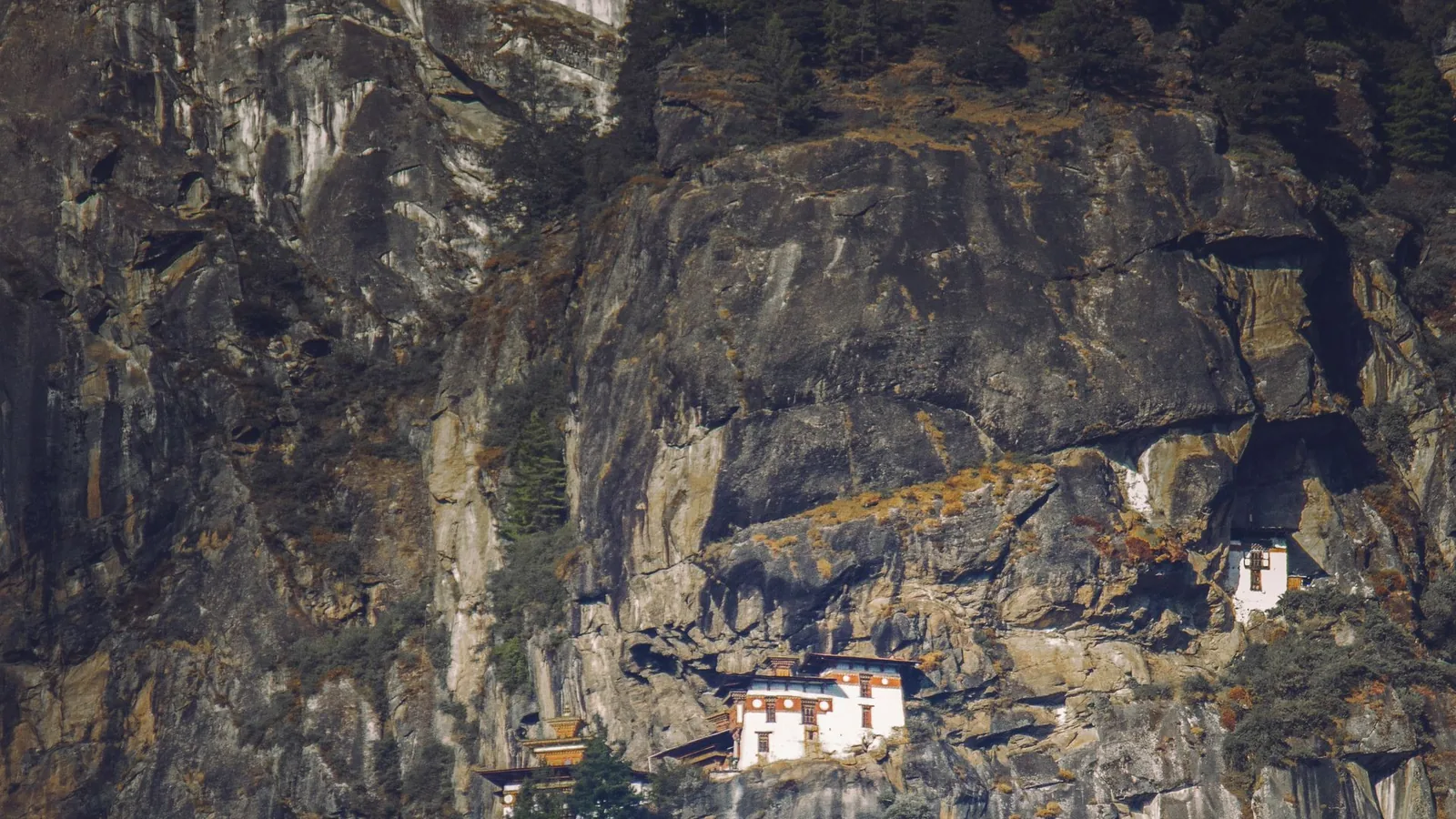 Tiger's Nest Monastery above the Paro valley in Bhutan